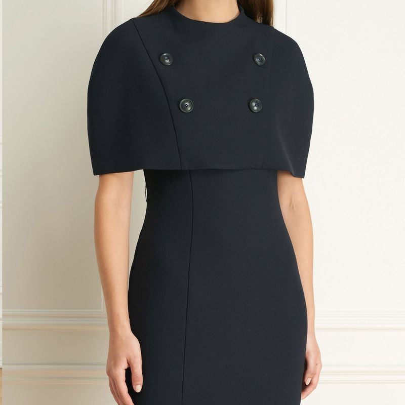 Basket Weave Robe Avec Cape