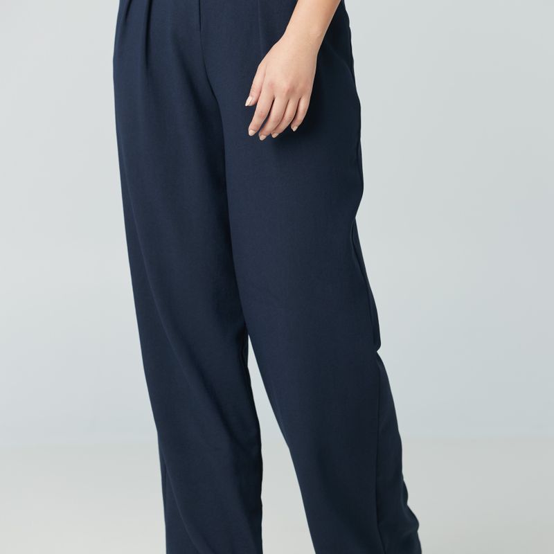 Pantalon avec plis