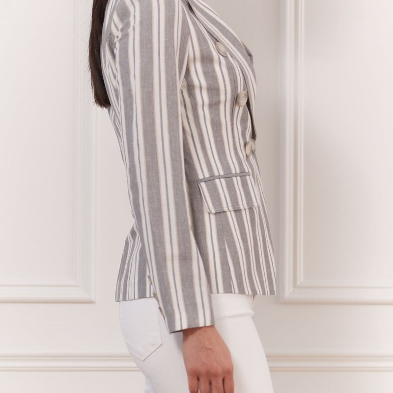 Linen Stripe Jacket