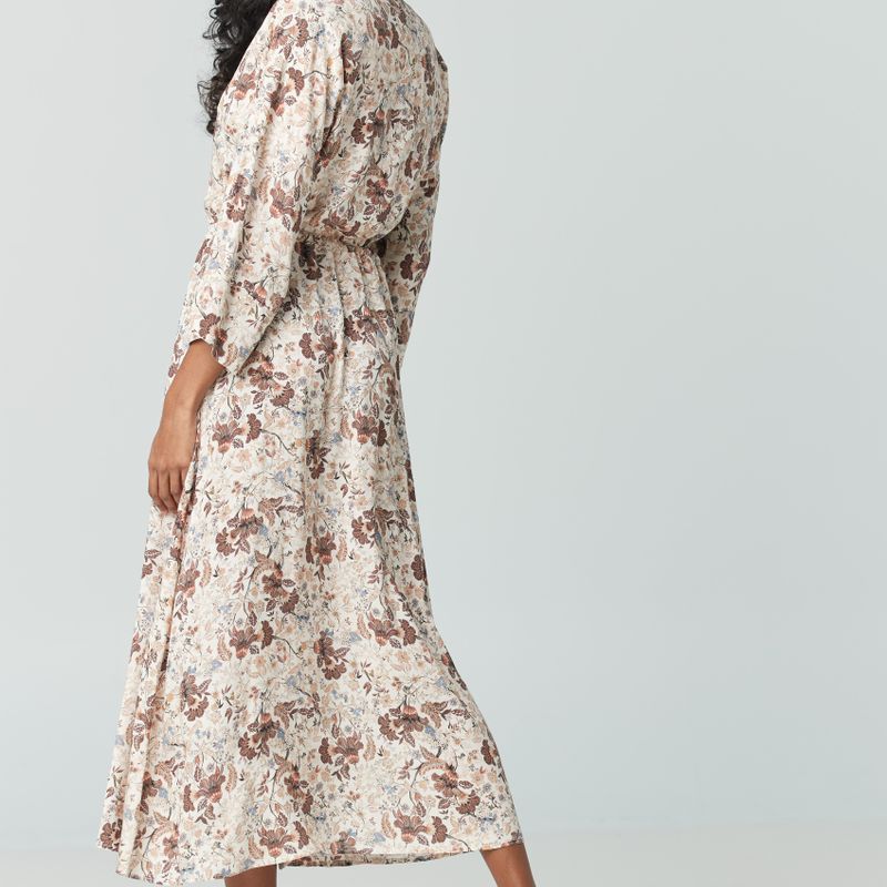 Robe maxi boutonnée