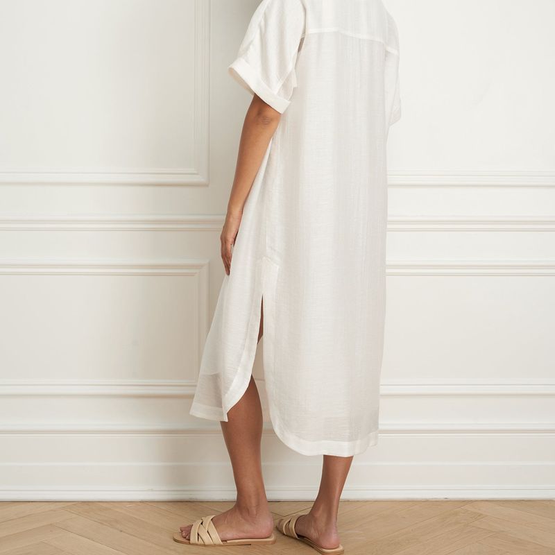 Maxi short sleeve dress