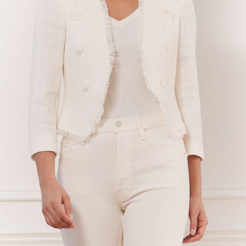 Chanel Tweed Open Jacket