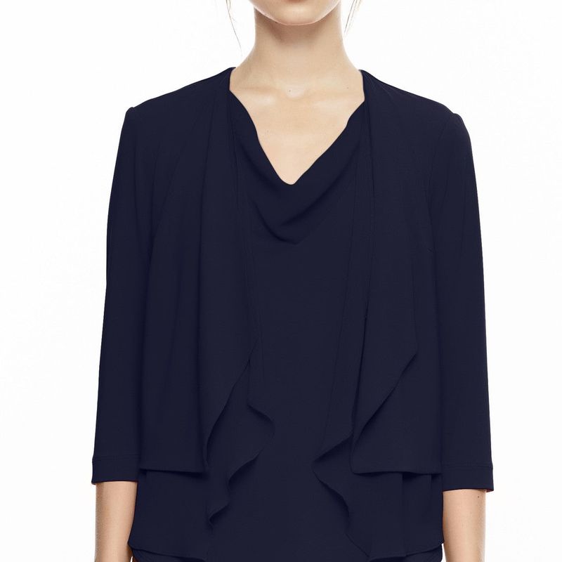 Short Jacket With Chiffon Linning