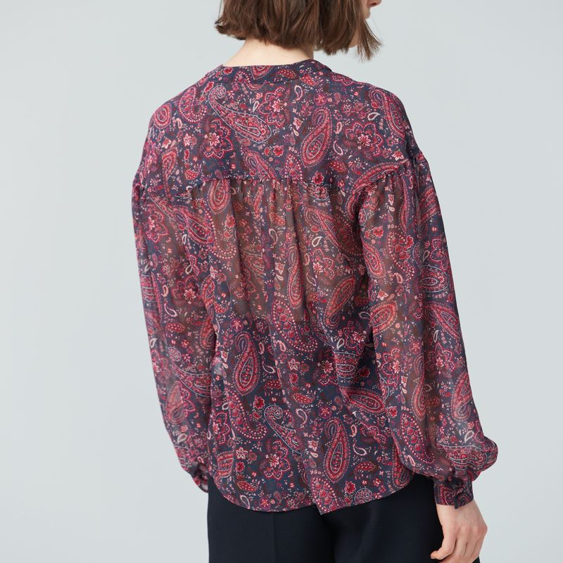Blouse boho imprimée