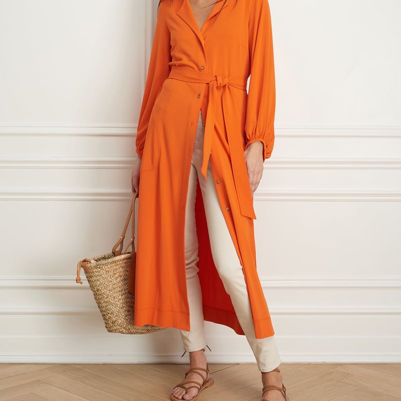 Maxi Dress with billowy sleeves
