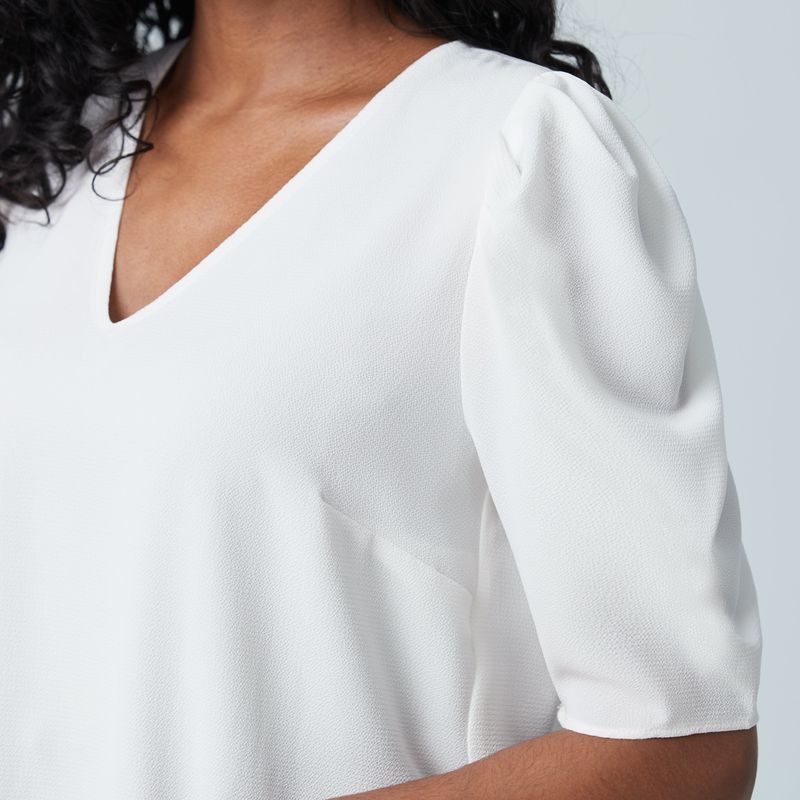 Blouse manches courtes gigots