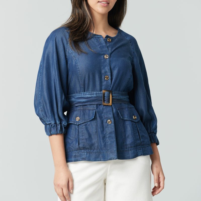 Robe courte manche bouffante