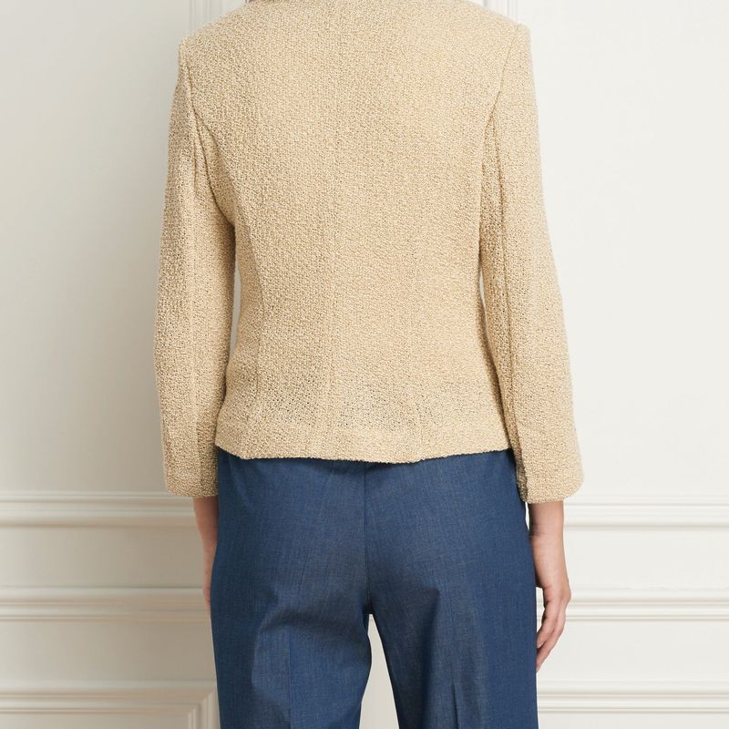 Crop jacket with patch pokets