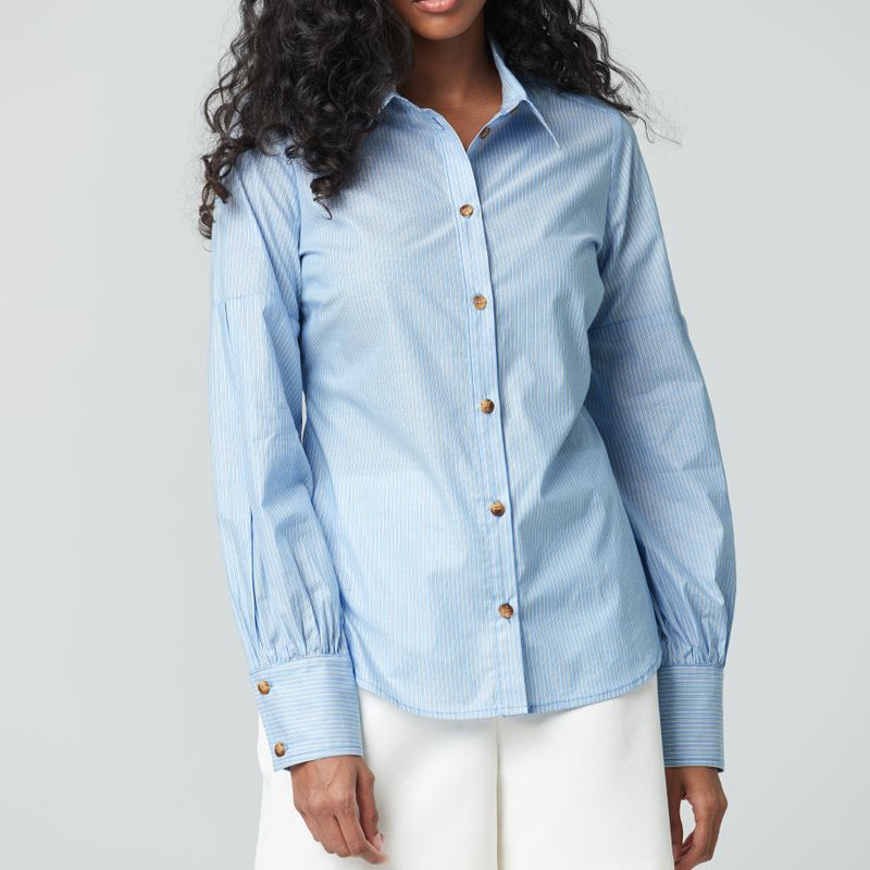 Blouse manche lanterne