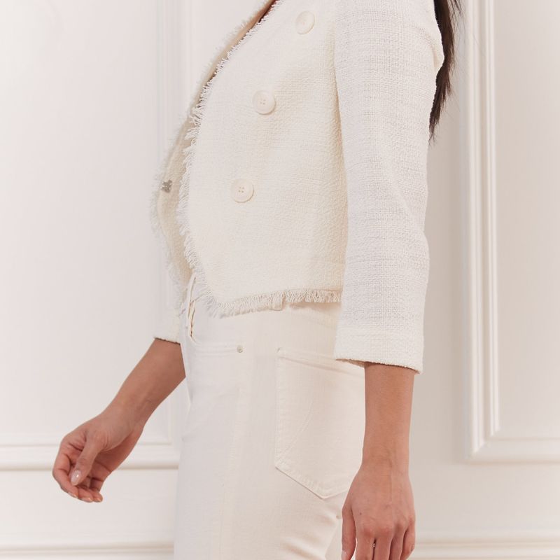 Chanel Tweed Open Jacket