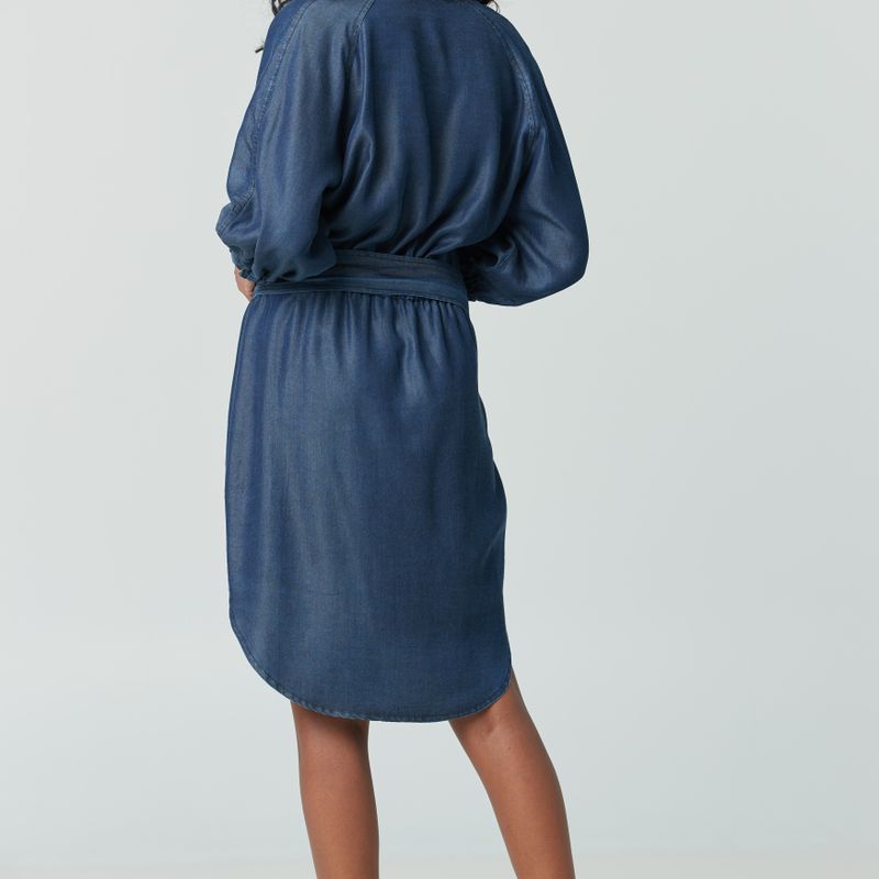 Robe courte manche bouffante
