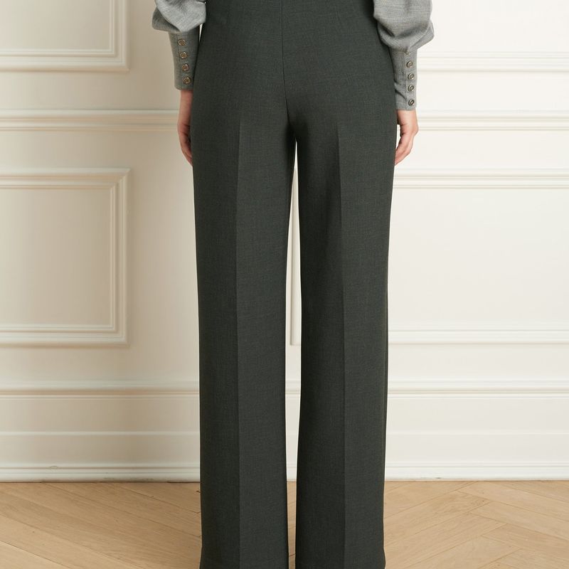 Double Face Wide Leg Pant