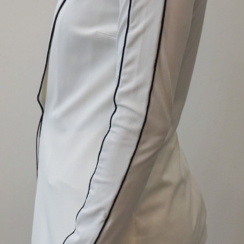 Open Jacket With Piping