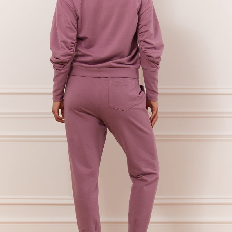 Sweatshirt col rond avec detail manche