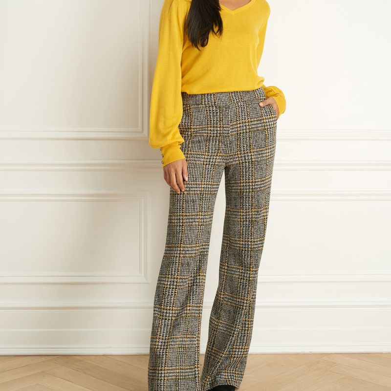 Pantalon en Plaid