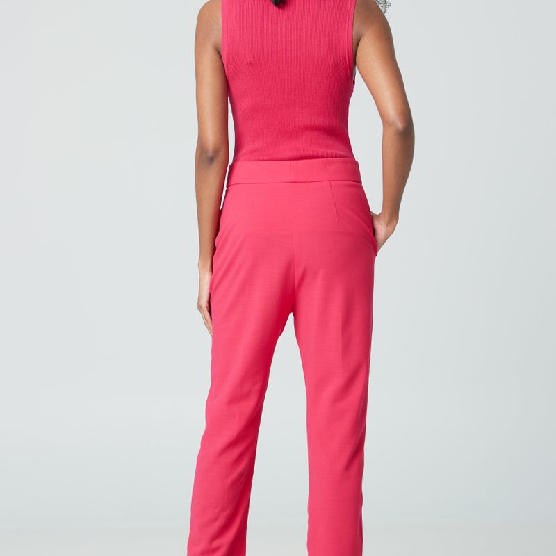 Pantalon court avec plis