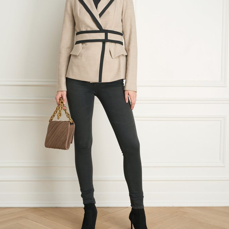 Veston avec ceinture