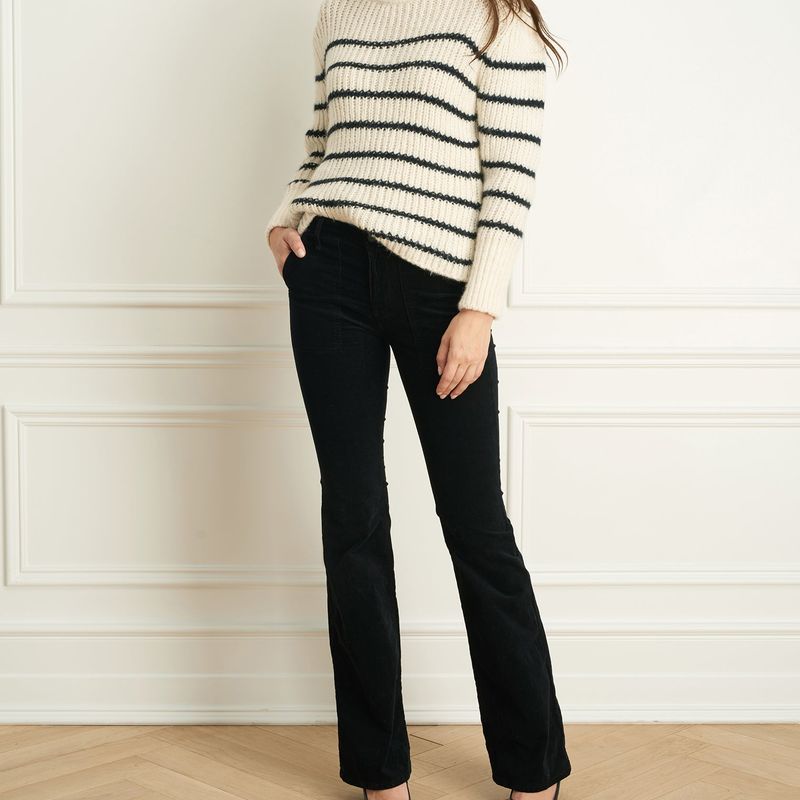 Tricot Rayé Alpaca Wool Blend
