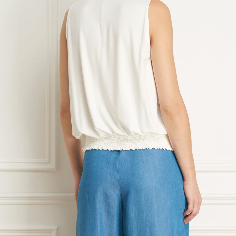 Cami wth shirred waist