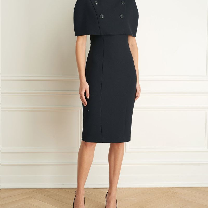 Basket Weave Robe Avec Cape