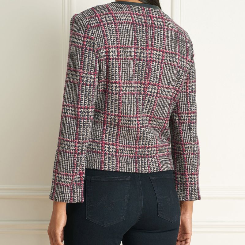 Plaid  Short Jacket