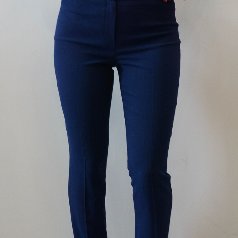 Straight Leg Pant, Stretch Crepe