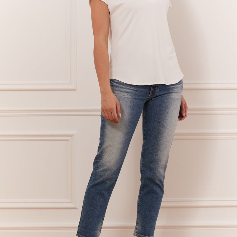 Haut Matte jersey encolure en V
