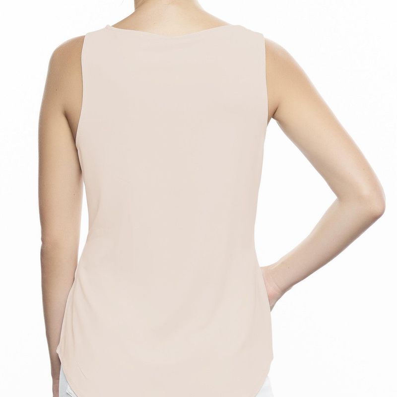V-Neck Cami With Draped Vanessa Chiffon Detail