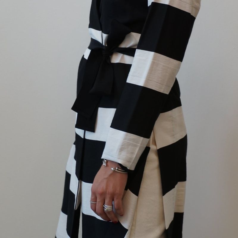 Long Jacket With Belt