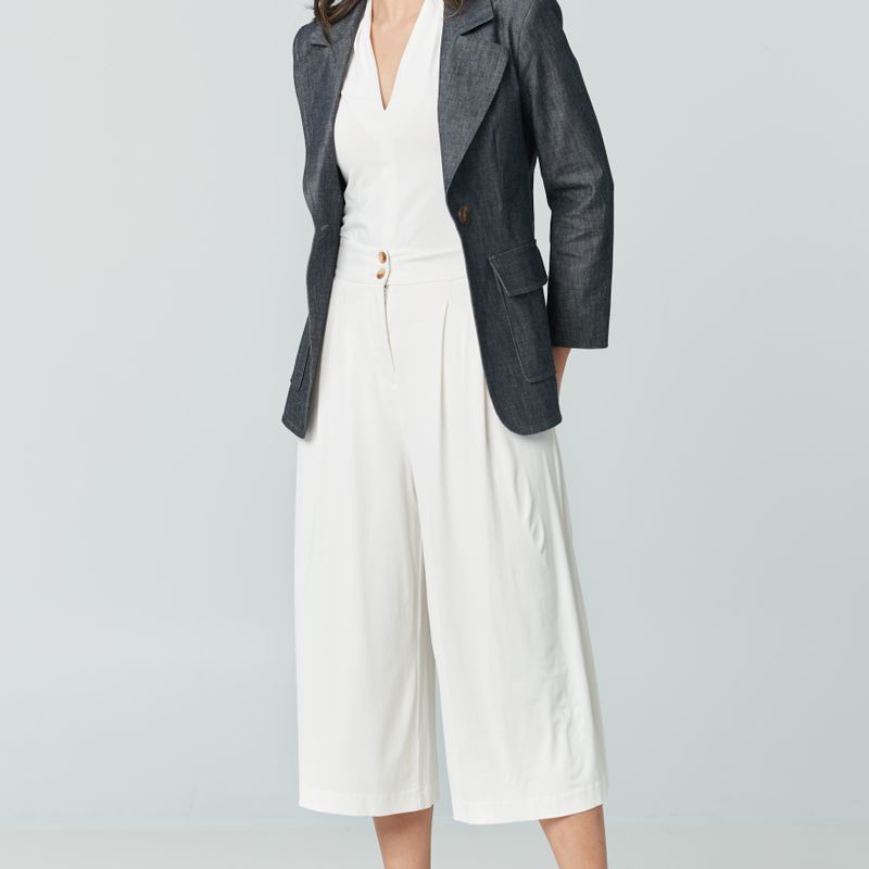 Jacket simple bouton avec poche