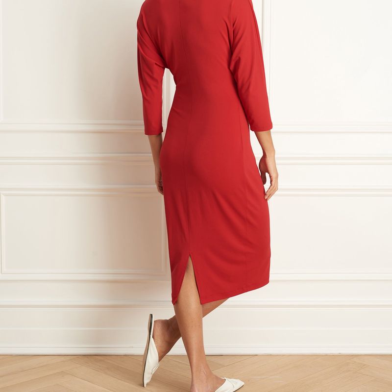 Robe à manches raglan et à nœuds