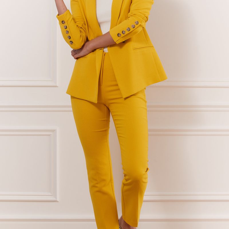 Basket Weave Cigarette Pant