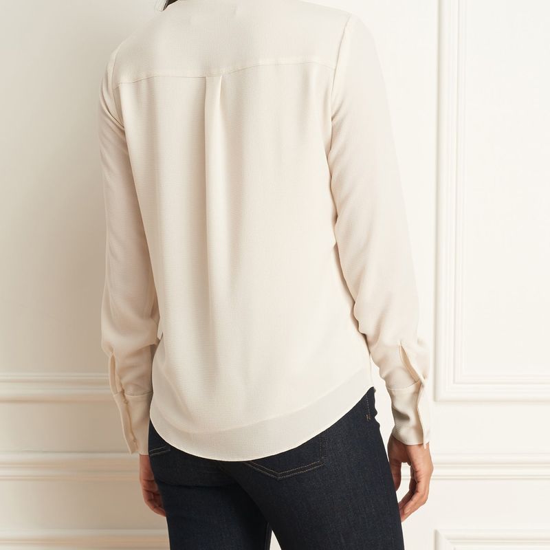 Blouse Manches Longues Avec Cravates