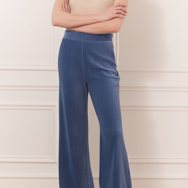 Corduroy straight leg pant