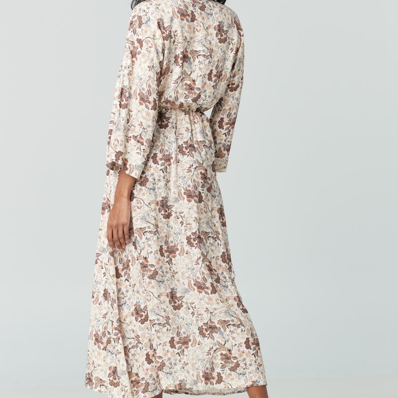 Robe maxi boutonnée