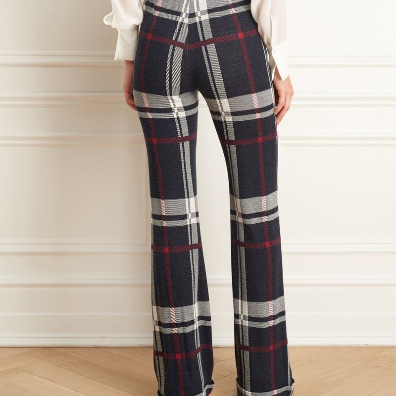 Pantalon à carreaux