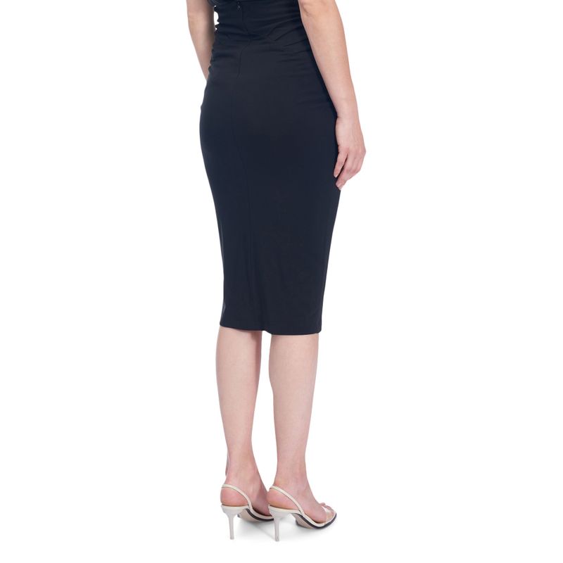 Matte Jersey High Waist Skirt