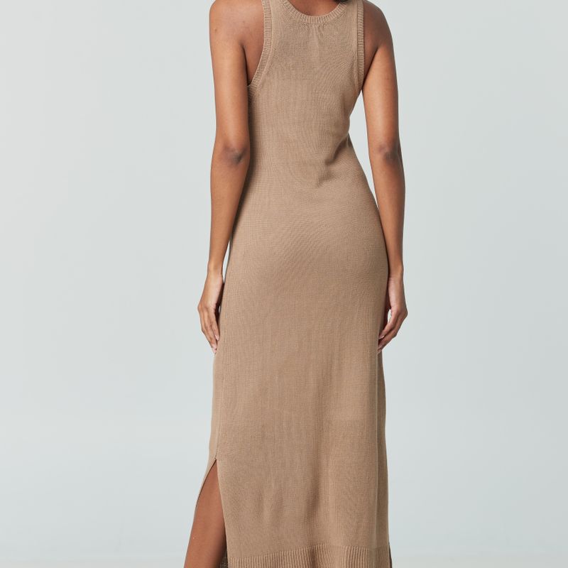 Robe longue encolre en round