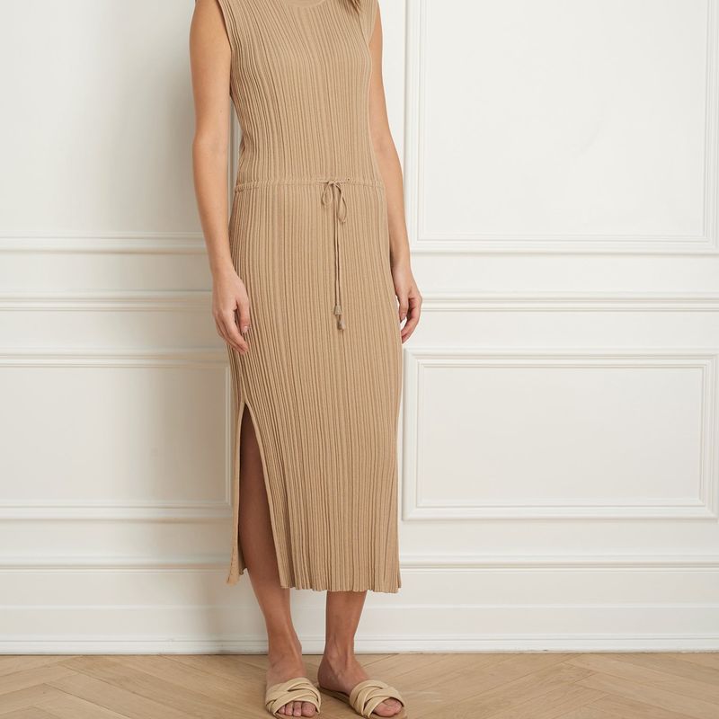 Slim rib dress