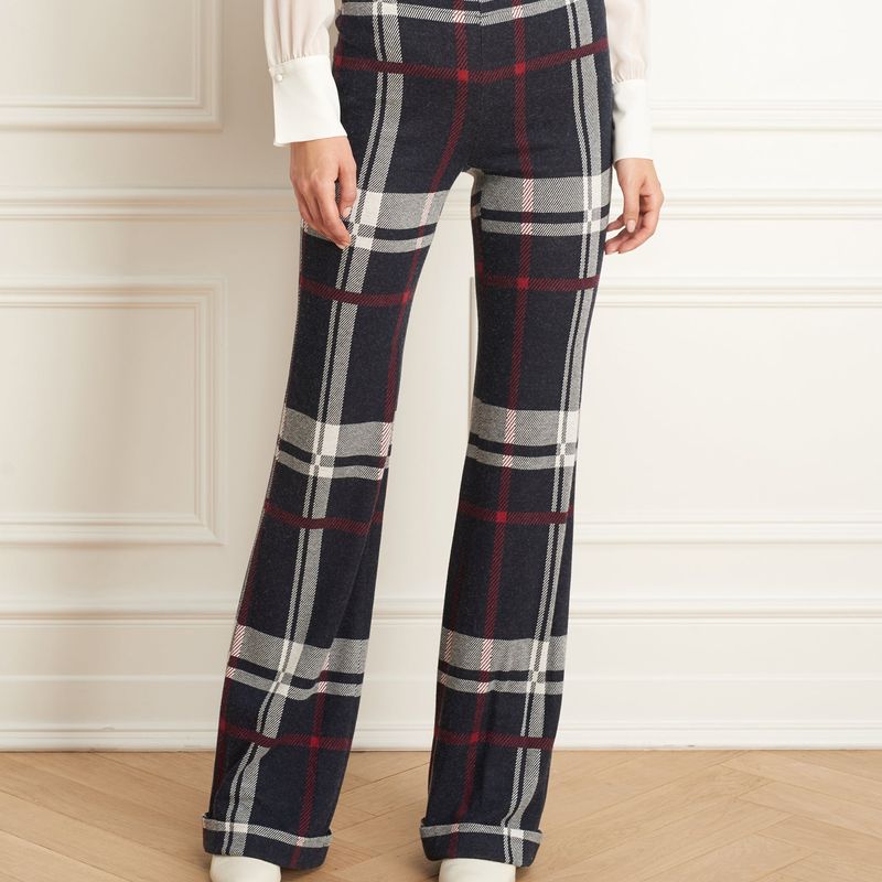 Pantalon à carreaux