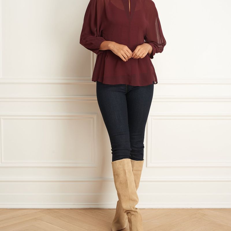 blouse manches 3/4