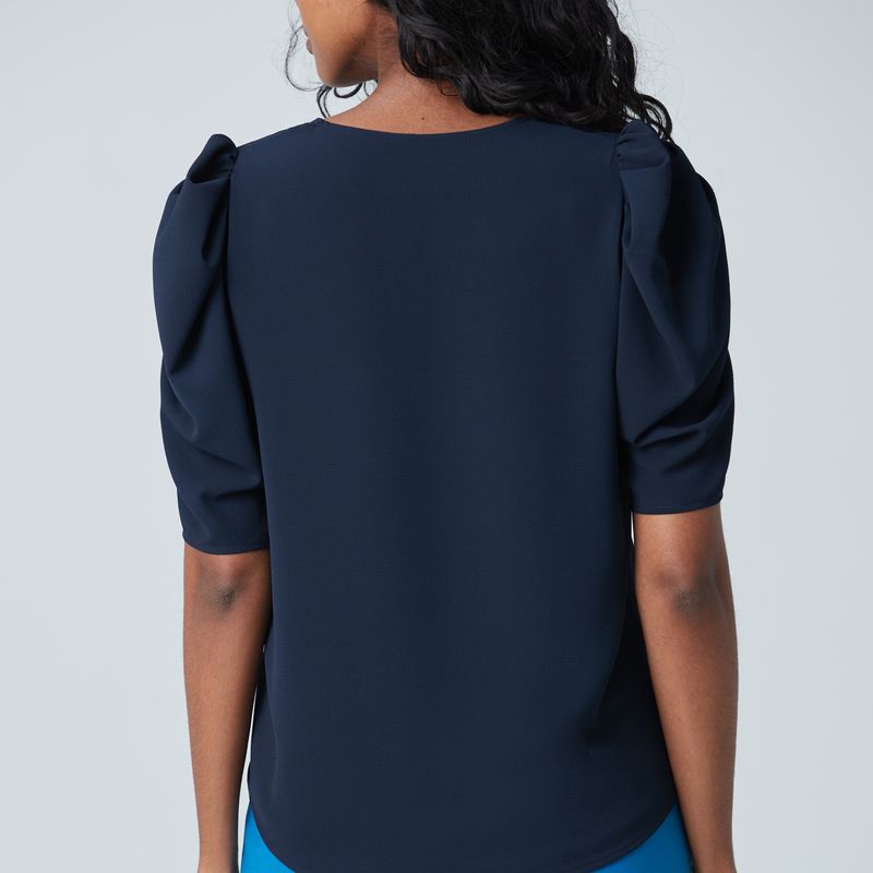 Blouse manches courtes gigots