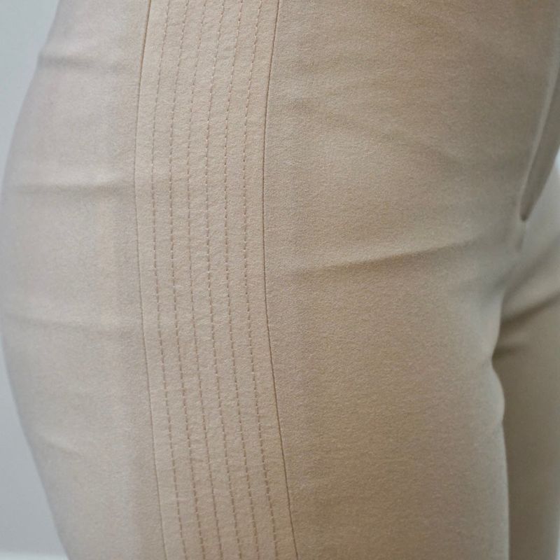 Stretch Crepe Pant Tone On Tone Side Stripe
