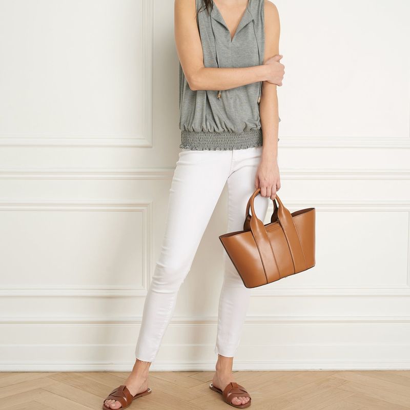 Cami wth shirred waist
