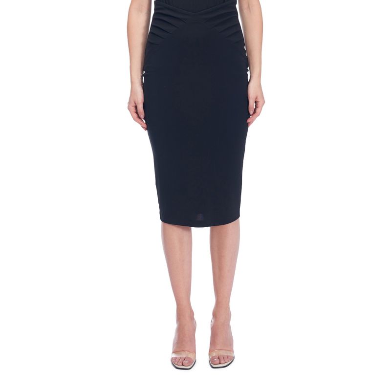 Matte Jersey High Waist Skirt