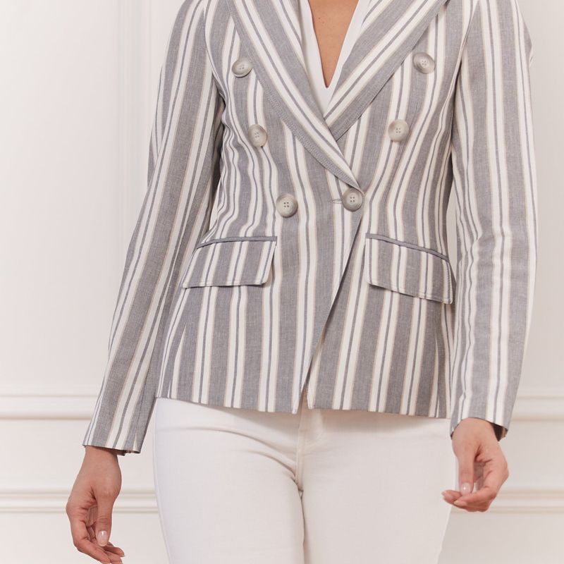 Linen Stripe Jacket