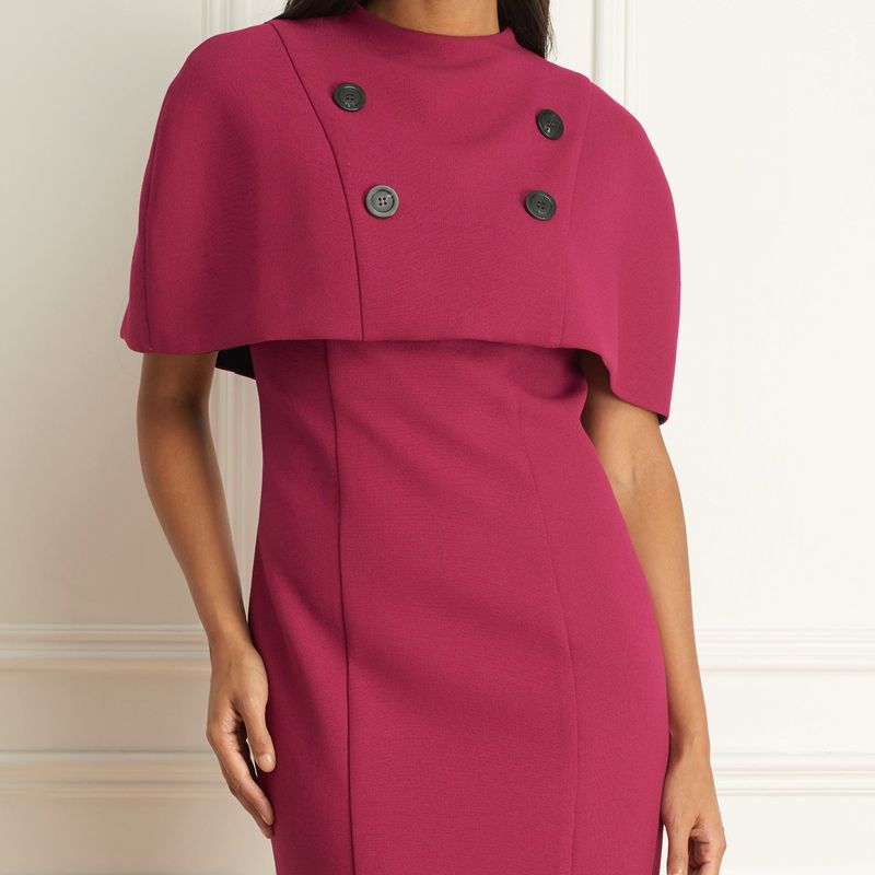 Basket Weave Robe Avec Cape