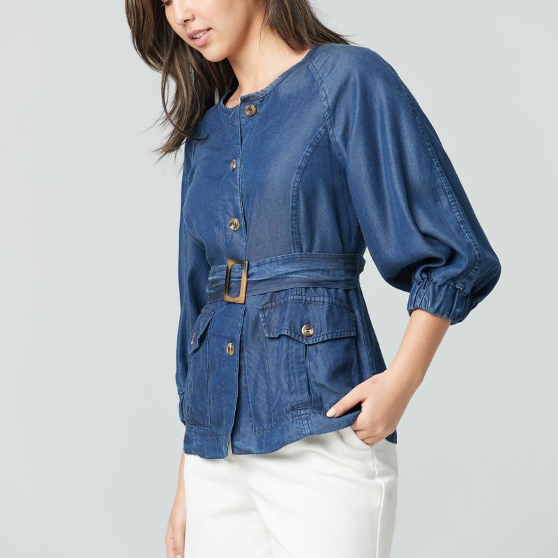 Robe courte manche bouffante