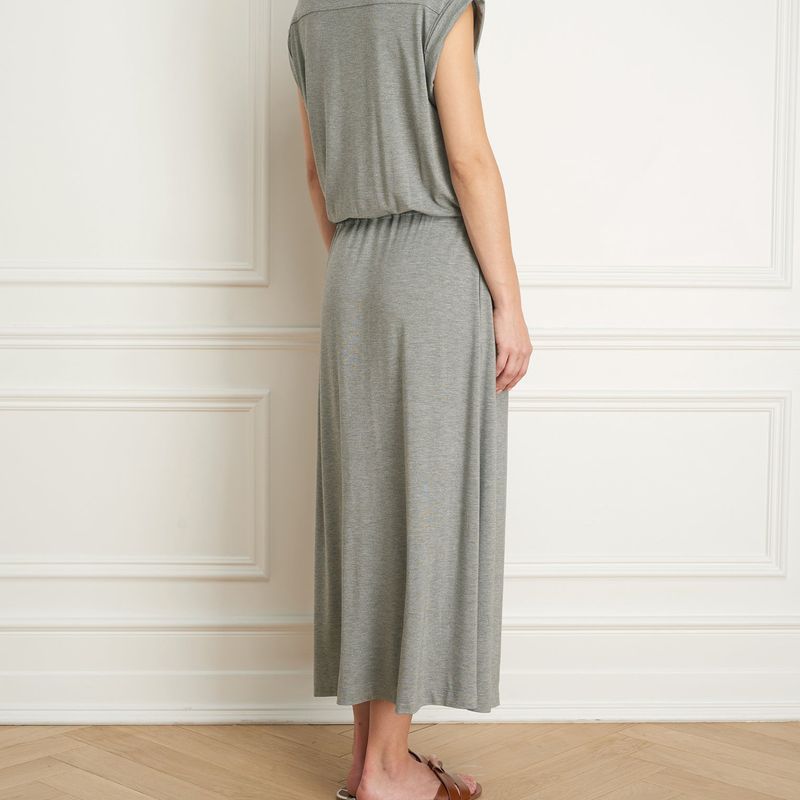 Maxi drop waist dress