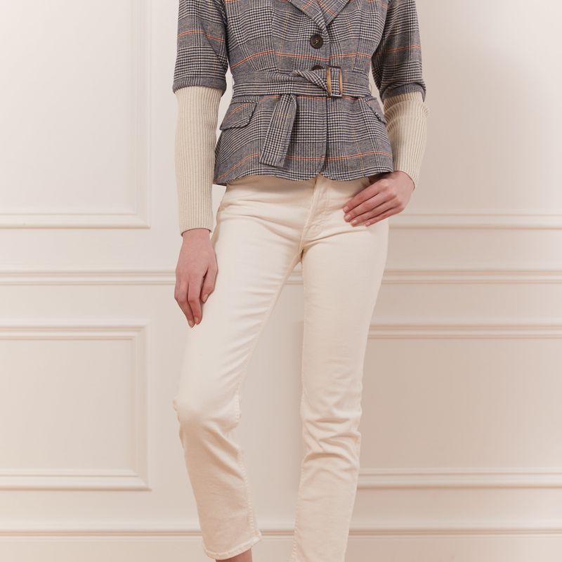 Veston avec manche tricot
